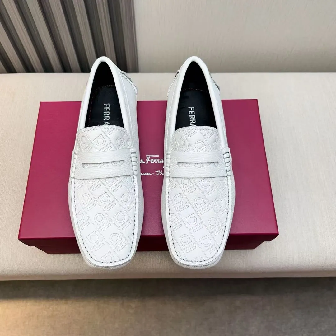 Men's men's shoes 💰620 Ferragamo new high-end quality 🔥 imported lychee pattern ➕ cowhide lining size 38-45